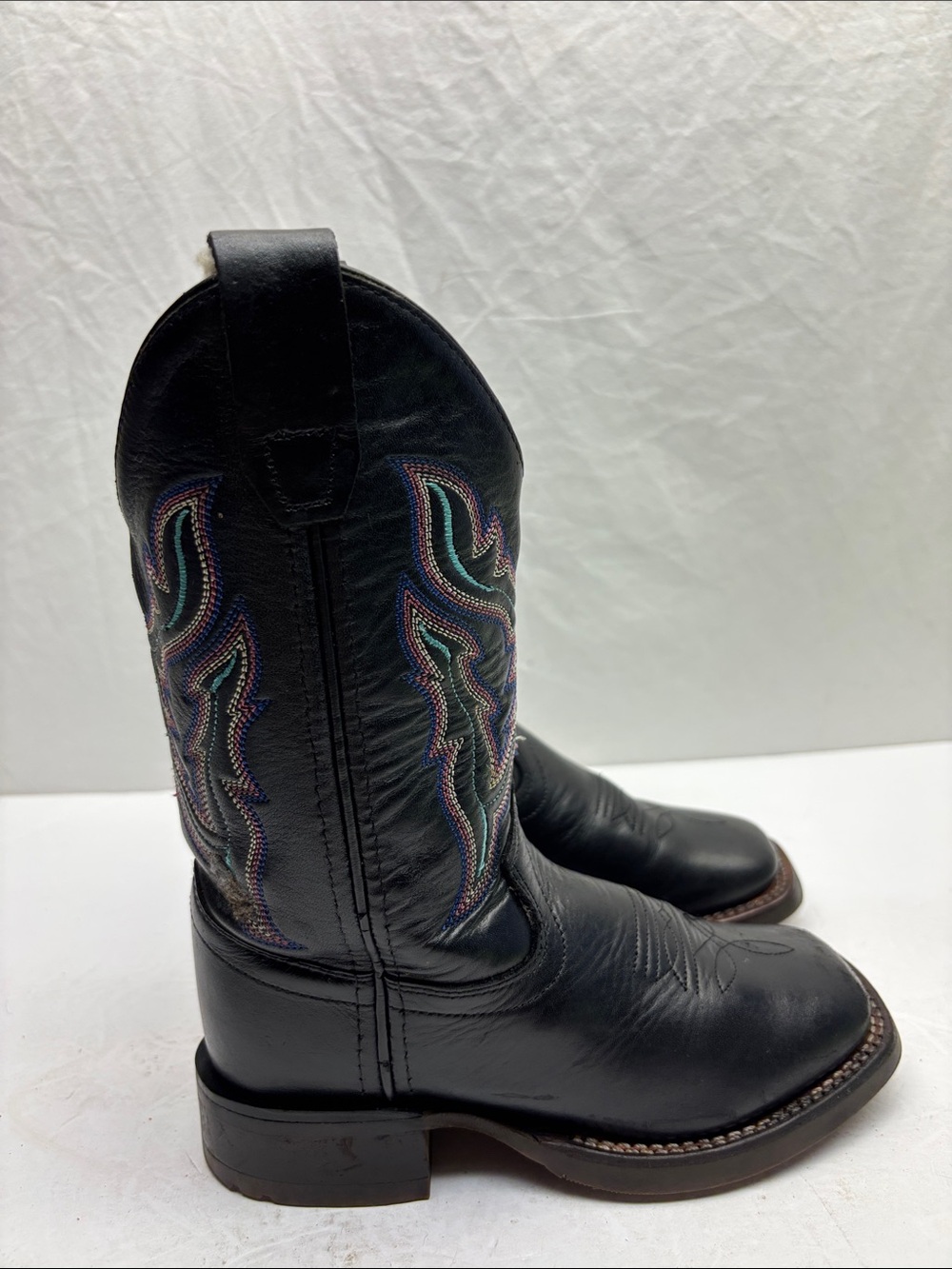 Old West western boots for toddler boy SZ 11 - Picture 4 of 7